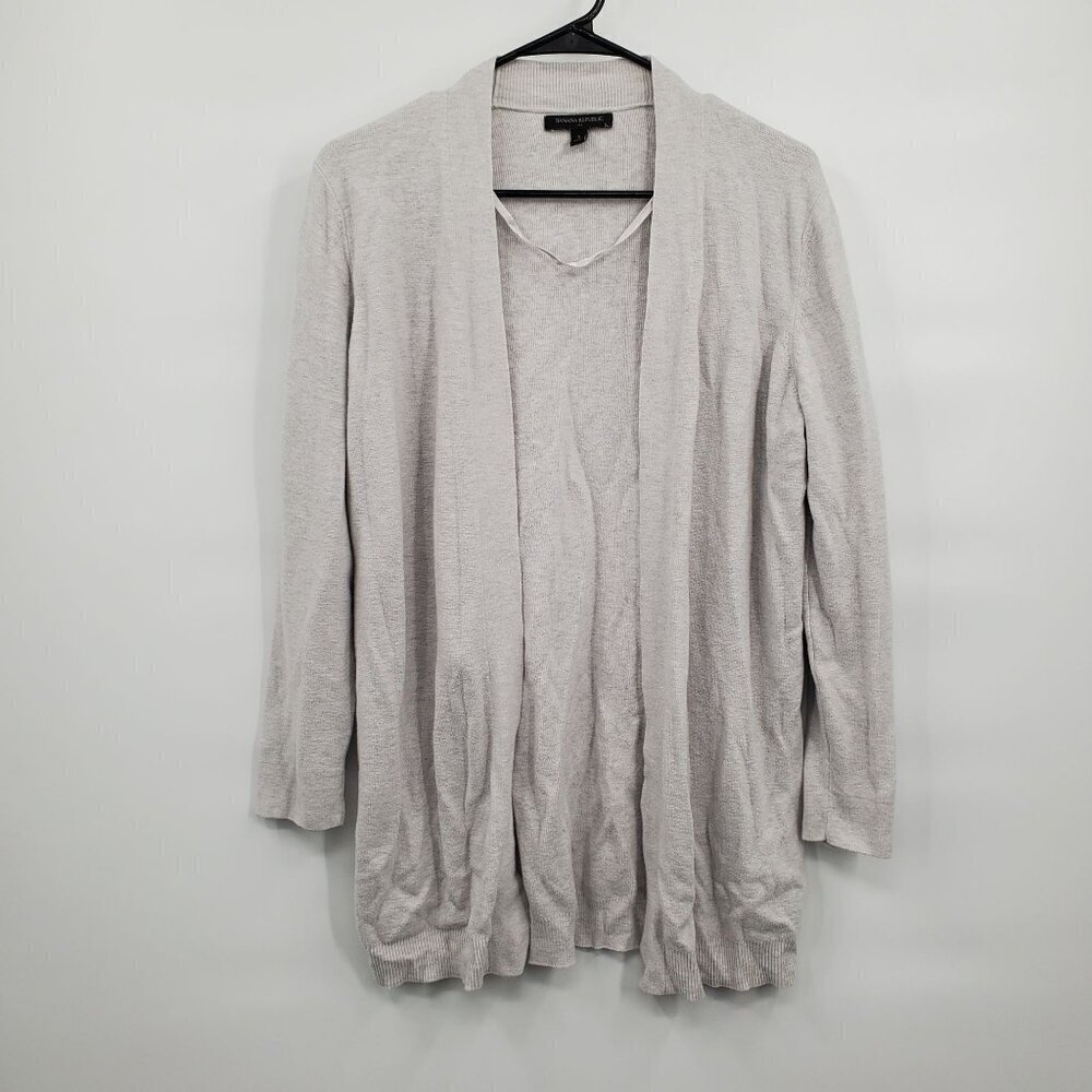 Banana Republic Open Drape Long Sleeve Cardigan Women Size Small Petite